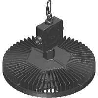 CE – LED High Bay (Part HCExxxxxxHxxxx) – Integrated Wiring, Flat Lens, Hook Mount