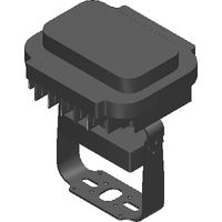 LED Area Light Junction Box Bracket Poly lens (Part ALB-ALEx5x2xDxBJUN)