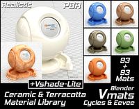VMATS Ceramic and Terracotta Material Library for Blende