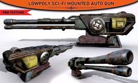 LOWPOLY SCI-FI GUN