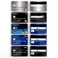 Mastercard and Visa credit cards