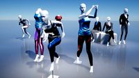 Female Mannequins with various clothing