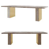 RH GAGE RECTANGULAR DINING TABLE