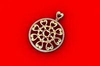 Heart Pendant R33 | 3D