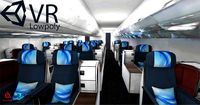 airplane A330-300 interior kit Unity3d