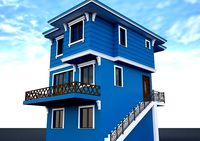 Ornate building 3d model 6