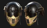 Helmet mask millitary combat soldier armor