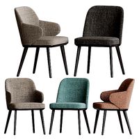 Foyer Dining Chair and Dining Armchair Set Calligaris
