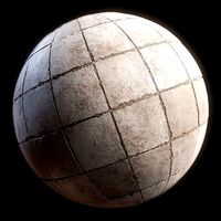 Concrete Tiles Materia