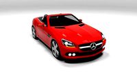 MERCEDES SLK CABRIO LOWPOLY