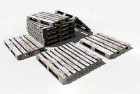 Industrial Wooden Pallet 2 PBR