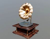 Antique Phonograph Gramophone