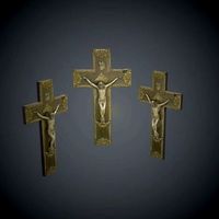 Crucifix Lowpoly Textured