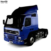 Volvo FM12 420 Sleeper Cab Tractor Truck 1998