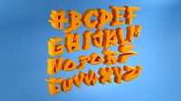 3D Graffiti Alphabet Letters