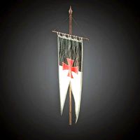 MVL - Posted Flag - PBR Game Ready