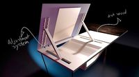 Office desk for creative industries