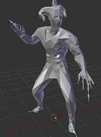 Animated low-poly Satan