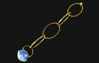Blue rock brooch