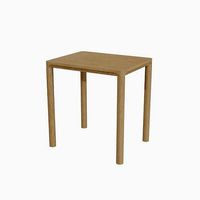 Piloti Table-Wood oak veneer
