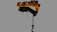 Defect scifi crane