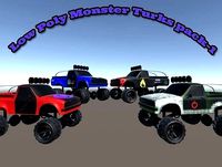 Low Poly Monster Turks pack-1