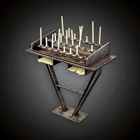 MVL - Candle Stand - PBR Game Ready
