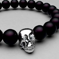 pulsera de calavera    skull bracelet