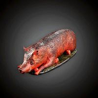 MVL - Roasted Boar on Platter - PBR Game Ready