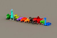 Dinosaur Voxel Pack