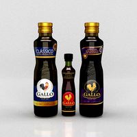 Olive vinegar and chili Bottles Gallo