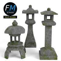 Japanese toro lanterns