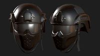 Helmet mask millitary combat soldier armor scifi fantasy