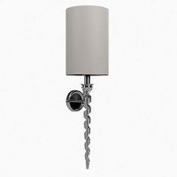 Endon Lighting Wall Lamp with Twisting Chrome Base