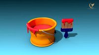 Stylized Paint Bucket