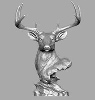 deer head skulpture