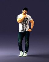 Man in pose 0117