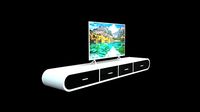TV and TV cabinet