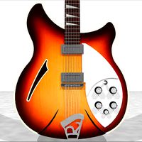Rickenbacker 12 String Guitar - Tobacco Sunburst Finish