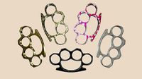 5 Different Colors Knuckle Dusters PBR