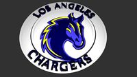 Los Angeles Chargers logo in a circle