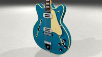 Guitar - Fender Wildwood Coronado - Turquoise Sparkle Finish
