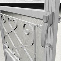 Screen Door Retro Swirls Style