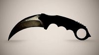 Honshu Black Karambit Game Ready PBR