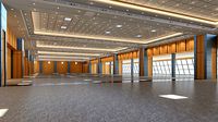 Congress Center Hall 3D Model