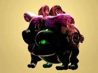 Obsidian Toad Alebrije
