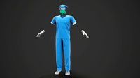 Male Doctor Uniform Nurse surgeon