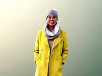 Bao 10097 - Woman in Coat Waiting