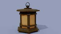 Shoji Wooden Lamp