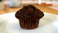 Muffin Dark chocolate photoscan